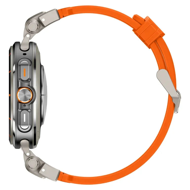 Pulseira de Relógio em Silicone com Conector em Titânio de Libertação Rápida, Para Samsung Galaxy Watch Ultra 47mm / Ultra 2025
