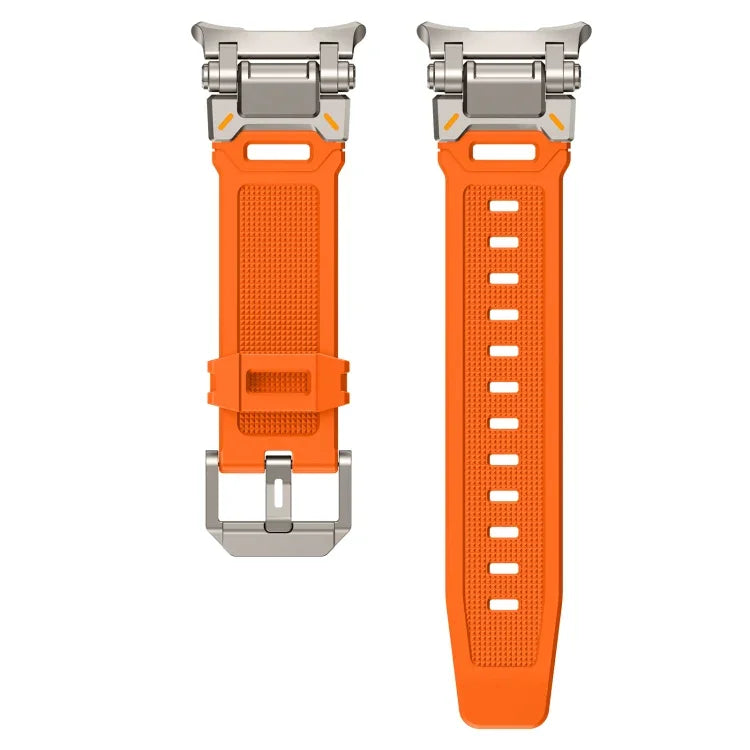 Pulseira de Relógio em Silicone com Conector em Titânio de Libertação Rápida, Para Samsung Galaxy Watch Ultra 47mm / Ultra 2025