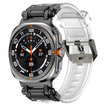 Pulseira de Relógio em Silicone com Conector Preto de Libertação Rápida, Para Samsung Galaxy Watch Ultra 47mm / Ultra 2025
