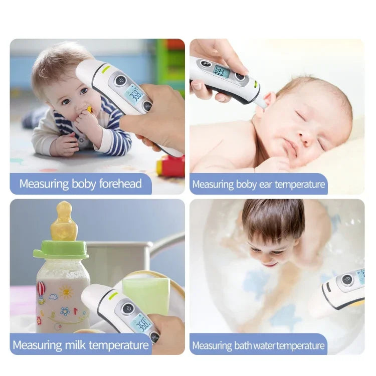 Termómetro Corporal RZ8810, Termómetro Auricular com Ecrã LED, Termómetro Digital Electrónico IR, Termómetro Médico Infravermelho para Bebés com Febre
