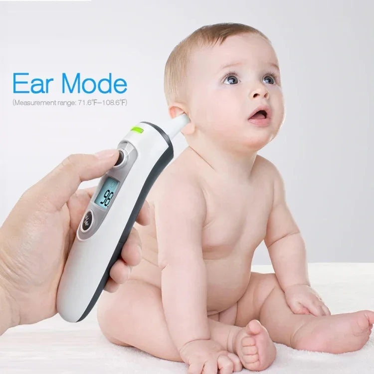 Termómetro Corporal RZ8810, Termómetro Auricular com Ecrã LED, Termómetro Digital Electrónico IR, Termómetro Médico Infravermelho para Bebés com Febre