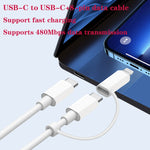Carregador PD31 30W USB-C / Type-C + USB-A com Cabo de Dados 2 em 1 Type-C+8 Pinos, Ficha UE, Ficha UE + Cabo de Dados 2 em 1