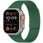 Pulseira de Relógio em Silicone Magnética com Textura de Litchi, Para Apple Watch 46mm / 49mm / 45mm / 44mm, Para Apple Watch 42mm / 41mm / 40mm / 38mm