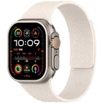Pulseira de Relógio em Silicone Magnética com Textura de Litchi, Para Apple Watch 46mm / 49mm / 45mm / 44mm, Para Apple Watch 42mm / 41mm / 40mm / 38mm