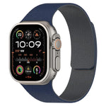 Pulseira de Relógio em Silicone Magnética com Textura de Litchi, Para Apple Watch 46mm / 49mm / 45mm / 44mm, Para Apple Watch 42mm / 41mm / 40mm / 38mm