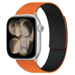 Pulseira de Relógio em Silicone Magnética com Textura de Litchi, Para Apple Watch 46mm / 49mm / 45mm / 44mm, Para Apple Watch 42mm / 41mm / 40mm / 38mm