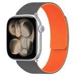 Pulseira de Relógio em Silicone Magnética com Textura de Litchi, Para Apple Watch 46mm / 49mm / 45mm / 44mm, Para Apple Watch 42mm / 41mm / 40mm / 38mm