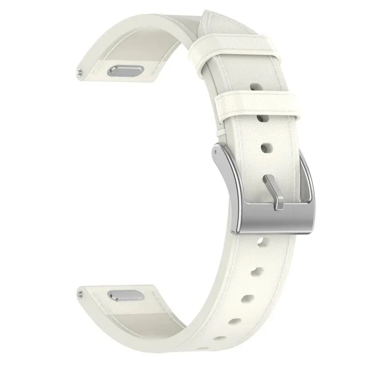 Correia de Relógio em Pele com Botão de Pressão 22mm, Para Samsung Galaxy Watch3 45mm