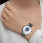 Correia de Relógio em Pele com Botão de Pressão 22mm, Para Samsung Galaxy Watch3 45mm