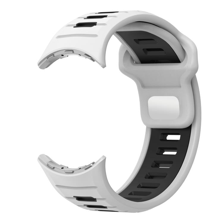 Correia de Relógio em Silicone com Fivela Reversa de Duas Cores, Para Google Pixel Watch 4 / Watch 3 45mm