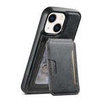 Capa de telemóvel em pele com textura de couro Suteni M3 Card Bag MagSafe, para iPhone 13 Pro Max, para iPhone 13 Pro, para iPhone 13, para iPhone 12, para iPhone 12 Pro Max, para iPhone 12 Pro