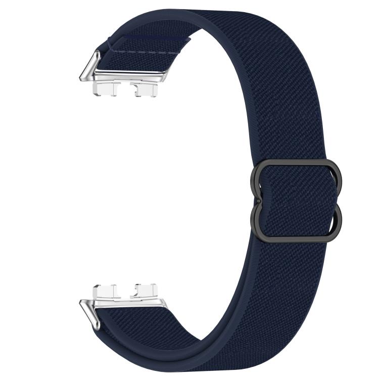 Slide Buckle Nylon Elastic Braided Watch Band, For Huawei Band 10 / 10 NFC / 9 / 9 NFC