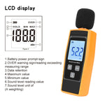 Medidor Digital de Nível Sonoro RZ1359, Medidor de Ruído em Decibéis com Ecrã LCD, RZ1359