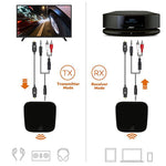 Receptor/Transmissor de Áudio Bluetooth 5.0 de Fibra Óptica 2 em 1, preto