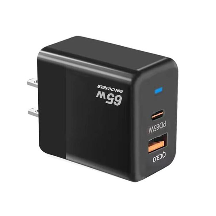 Carregador Compatível com Protocolo Completo GaN PD 45W + QC3.0 USB para MacBook, Ficha US, Ficha US
