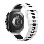 Pulseira de Relógio de Silicone com Fivela Invertida e Risca Horizontal, Para Samsung Galaxy Watch Ultra 47mm / Ultra 2025