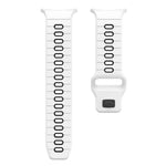 Pulseira de Relógio de Silicone com Fivela Invertida e Risca Horizontal, Para Samsung Galaxy Watch Ultra 47mm / Ultra 2025