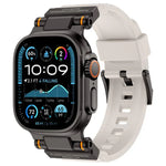 Bracelete de TPU com Conector Metálico para Explorador Outdoor Kalebol, Para Apple Watch 46mm / 49mm / 45mm / 44mm