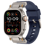 Bracelete de TPU com Conector Metálico para Explorador Outdoor Kalebol, Para Apple Watch 46mm / 49mm / 45mm / 44mm