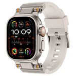 Bracelete de TPU com Conector Metálico para Explorador Outdoor Kalebol, Para Apple Watch 46mm / 49mm / 45mm / 44mm