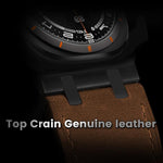 Pulseira de relógio em pele Crazy Horse, para Samsung Galaxy Watch Ultra 47mm / Ultra 2025