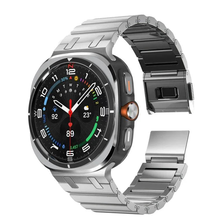 Pulseira de Relógio Metálica de Titânio com Uma Conta, Para Samsung Galaxy Watch Ultra 47mm / Ultra 2025