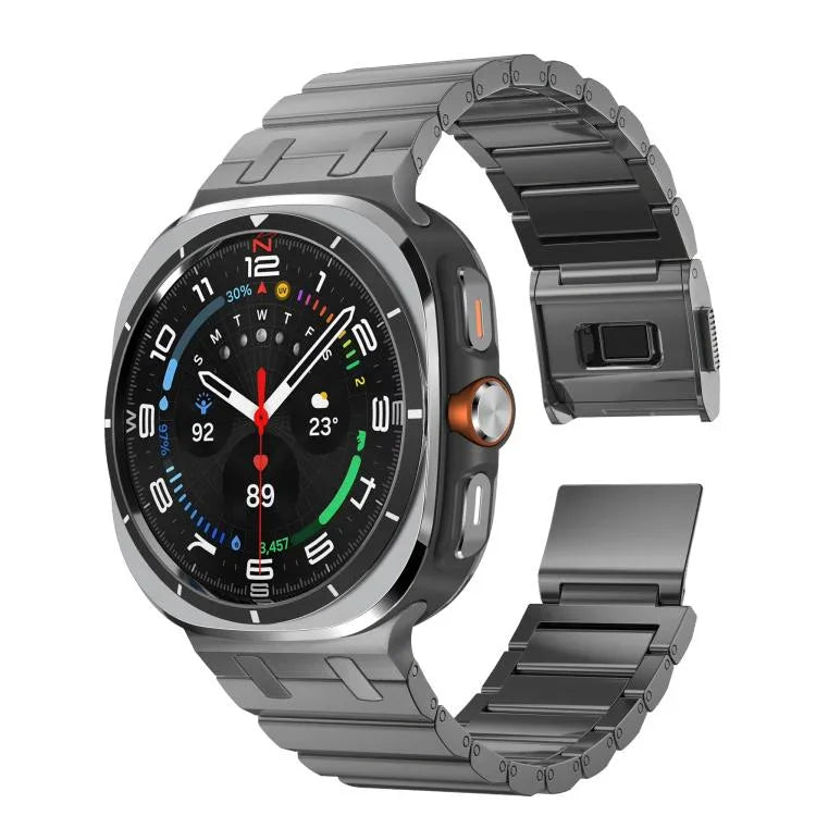 One Bead Titanium Metal Watch Band, For Samsung Galaxy Watch Ultra 47mm / Ultra 2025