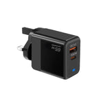 Carregador PD41 GaN PD 45W + USB com Cabo de Dados USB-C para USB-C / 8 Pinos para iPhone, Ficha UK, Ficha UK