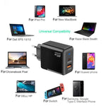 Carregador PD41 GaN PD 45W + USB com Cabo de Dados Type-C para Type-C, Ficha UE, Ficha UE