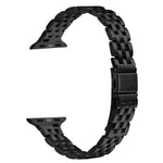 Bracelete de Relógio em Aço com Fivela de Estilingue para Cintura Pequena, Para Apple Watch 46mm / 49mm / 45mm / 44mm, Para Apple Watch 42mm / 41mm / 40mm / 38mm