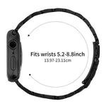 Bracelete de Relógio em Aço com Fivela de Estilingue para Cintura Pequena, Para Apple Watch 46mm / 49mm / 45mm / 44mm, Para Apple Watch 42mm / 41mm / 40mm / 38mm