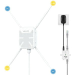 Repetidor AP WAVLINK WN588HA2 Amplificador de Sinal WiFi Extensor WiFi AC1200 Banda Dupla, Ficha US, Ficha UK, Ficha EU, Ficha AU