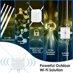 Repetidor AP WAVLINK WN588HA2 Amplificador de Sinal WiFi Extensor WiFi AC1200 Banda Dupla, Ficha US, Ficha UK, Ficha EU, Ficha AU