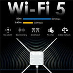 Repetidor AP WAVLINK WN588HA2 Amplificador de Sinal WiFi Extensor WiFi AC1200 Banda Dupla, Ficha US, Ficha UK, Ficha EU, Ficha AU