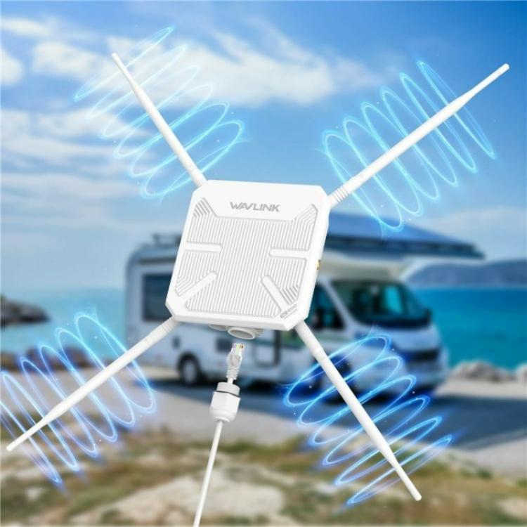 Repetidor AP WAVLINK WN588HA2 Amplificador de Sinal WiFi Extensor WiFi AC1200 Banda Dupla, Ficha US, Ficha UK, Ficha EU, Ficha AU