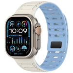 Bracelete de Relógio em Silicone Magnético Mountain Armor, Para Apple Watch 46mm / 49mm / 45mm / 44mm, Para Apple Watch 42mm / 41mm / 40mm / 38mm