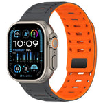 Bracelete de Relógio em Silicone Magnético Mountain Armor, Para Apple Watch 46mm / 49mm / 45mm / 44mm, Para Apple Watch 42mm / 41mm / 40mm / 38mm