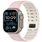 Bracelete de Relógio em Silicone Magnético Mountain Armor, Para Apple Watch 46mm / 49mm / 45mm / 44mm, Para Apple Watch 42mm / 41mm / 40mm / 38mm