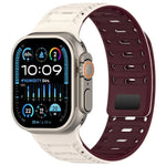 Bracelete de Relógio em Silicone Magnético Mountain Armor, Para Apple Watch 46mm / 49mm / 45mm / 44mm, Para Apple Watch 42mm / 41mm / 40mm / 38mm