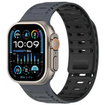 Bracelete de Relógio em Silicone Magnético Mountain Armor, Para Apple Watch 46mm / 49mm / 45mm / 44mm, Para Apple Watch 42mm / 41mm / 40mm / 38mm