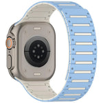 Bracelete de Relógio Bicolor Magnético Piano Espírito Colorido, Para Apple Watch 46mm / 49mm / 45mm / 44mm