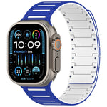 Bracelete de Relógio Bicolor Magnético Piano Espírito Colorido, Para Apple Watch 46mm / 49mm / 45mm / 44mm