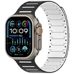 Bracelete de Relógio Bicolor Magnético Piano Espírito Colorido, Para Apple Watch 46mm / 49mm / 45mm / 44mm