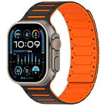 Bracelete de Relógio Bicolor Magnético Piano Espírito Colorido, Para Apple Watch 46mm / 49mm / 45mm / 44mm