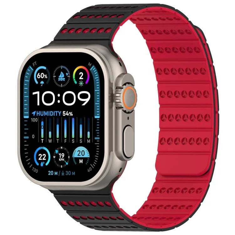 Bracelete de Relógio Magnético em Favo de Mel, Para Apple Watch 42mm / 41mm / 40mm / 38mm, Para Apple Watch 46mm / 49mm / 45mm / 44mm