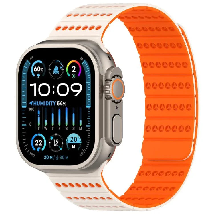 Bracelete de Relógio Magnético em Favo de Mel, Para Apple Watch 42mm / 41mm / 40mm / 38mm, Para Apple Watch 46mm / 49mm / 45mm / 44mm