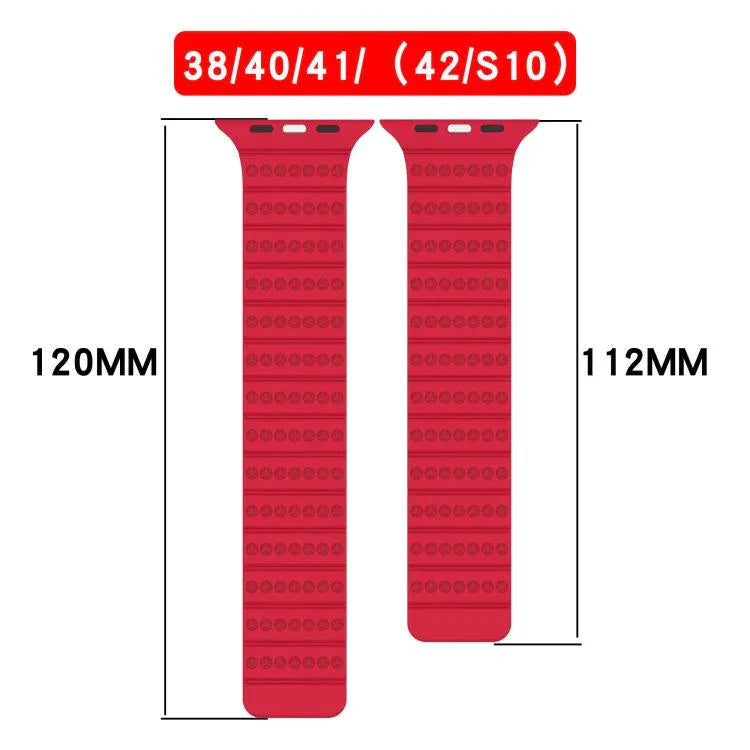 Bracelete de Relógio Magnético em Favo de Mel, Para Apple Watch 42mm / 41mm / 40mm / 38mm, Para Apple Watch 46mm / 49mm / 45mm / 44mm