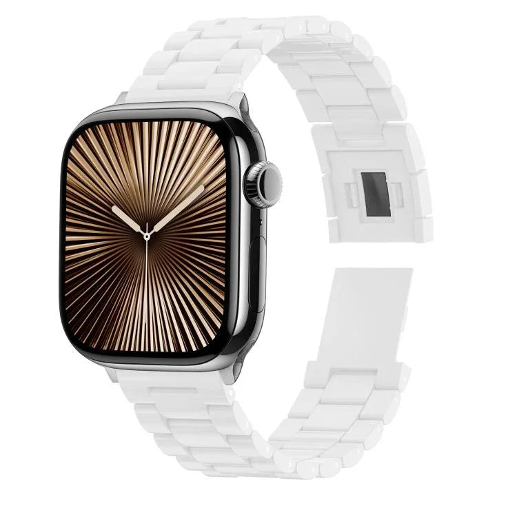 Bracelete de Relógio em PC com Fivela Magnética de Três Contas Candy, Para Apple Watch 46mm / 49mm / 45mm / 44mm, Para Apple Watch 42mm / 41mm / 40mm / 38mm