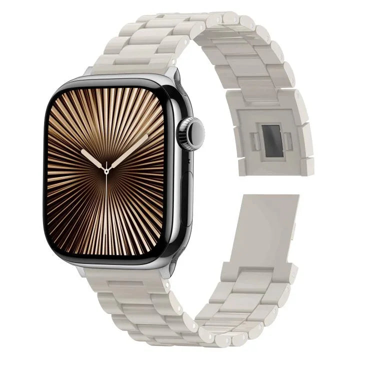 Bracelete de Relógio em PC com Fivela Magnética de Três Contas Candy, Para Apple Watch 46mm / 49mm / 45mm / 44mm, Para Apple Watch 42mm / 41mm / 40mm / 38mm