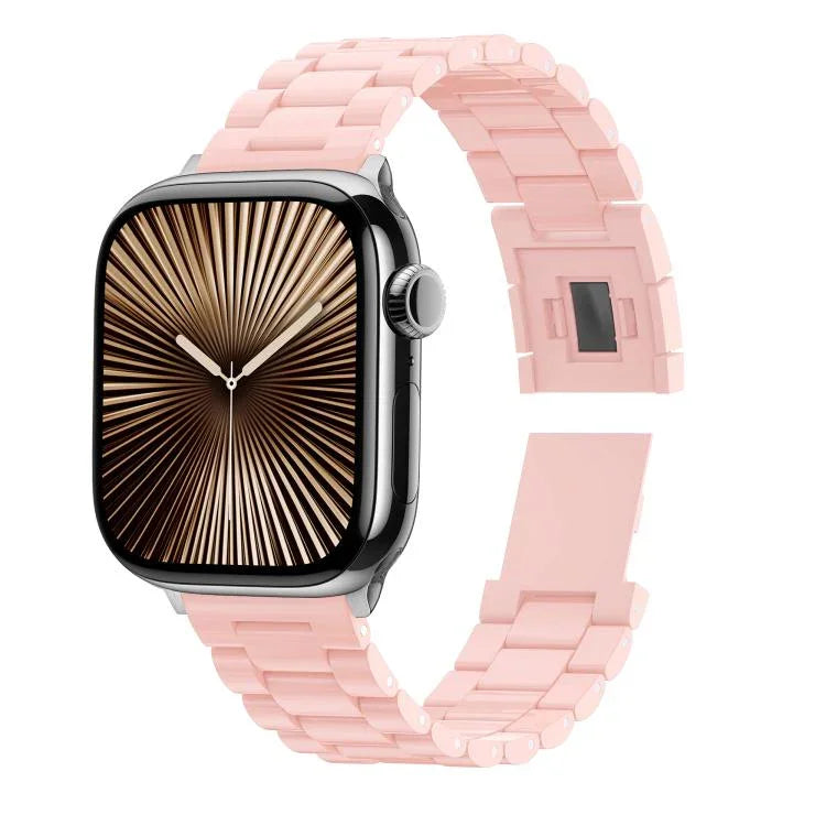 Bracelete de Relógio em PC com Fivela Magnética de Três Contas Candy, Para Apple Watch 46mm / 49mm / 45mm / 44mm, Para Apple Watch 42mm / 41mm / 40mm / 38mm